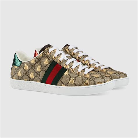 gucci supreme sneakers replica|gucci ace gg suede sneakers.